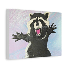 Load image into Gallery viewer, Pog Raccoon Matte Canvas, Stretched, 1.25" (print)