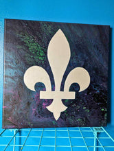 Load image into Gallery viewer, Fleur de Lys -12 x 12 in