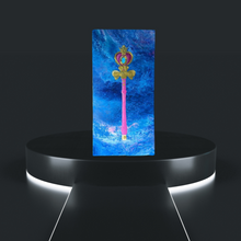 Load image into Gallery viewer, Spiral Heart Moon Rod - 20 x 10 in