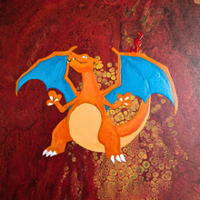 Load image into Gallery viewer, Flamethrower - 14 x 14 in