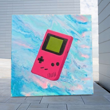 Load image into Gallery viewer, 8bits Magenta - 14 x 14 in