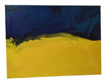 Load image into Gallery viewer, Abstract Ukraine flag - 16 in x 12 in