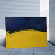 Load image into Gallery viewer, Abstract Ukraine flag - 16 in x 12 in