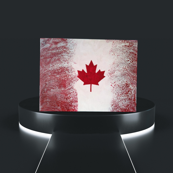 Canada flag - 16 x 12 in